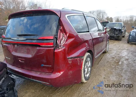 2021 Chrysler Pacifica Hybrid Limited из США, поврежденный, VIN 2C4RC1S73MR510823